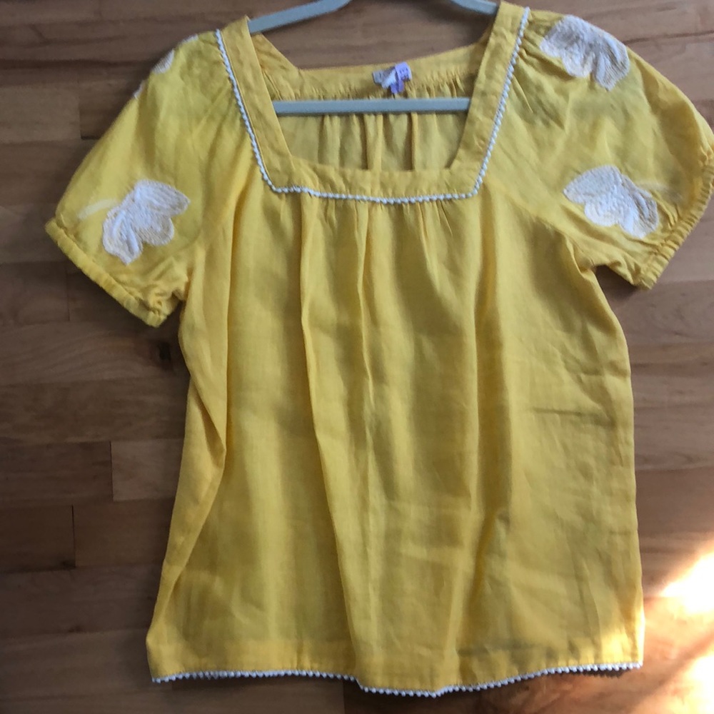 J Crew factory linen top!